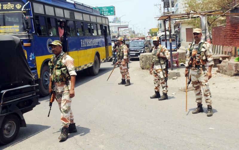 Police step up security ahead of Operation Bluestar anniversary; take out flag march in Amritsar